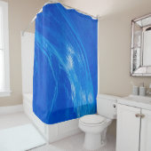Ocean Blue Waves Sommerzeit Duschvorhang (Beispiel)