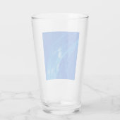 Ocean Blue Waves Sommerzeit Glas (Rückseite)