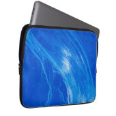 Ocean Blue Waves Sommerzeit Laptopschutzhülle (Vorne Rechts)