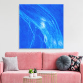 Ocean Blue Waves Sommerzeit Leinwanddruck (Insitu (Wohnzimmer))