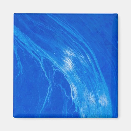 Ocean Blue Waves Sommerzeit Magnet (Vorne)