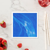 Ocean Blue Waves Sommerzeit Serviette (Beispiel)