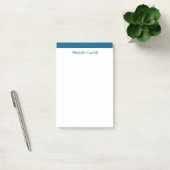 Ocean Blue & White Beruflich Einzigartig klassisch Post-it Klebezettel (Büro)