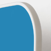 Ocean Blue White Deep Red Yellow Racing Streifen Pickleball Schläger (Linke Seite)