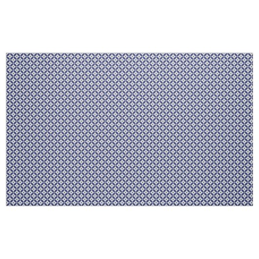 Ocean Blue & White Geometric Muster. Küste Stoff (Fat Quarter (45,7 x 55,9 cm))