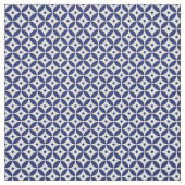 Ocean Blue & White Geometric Muster. Küste Stoff (Muster)