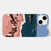 Ocean Blues Case-Mate iPhone Hülle (Rückseite (Horizontal))