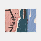 Ocean Blues Fleecedecke (Vorderseite (Horizontal))