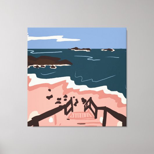 Ocean Blues Leinwanddruck (Vorderseite)