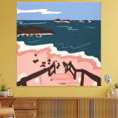 Ocean Blues Leinwanddruck (Insitu (Wohnzimmer))