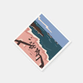 Ocean Blues Serviette (Ecke)
