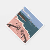 Ocean Blues Serviette (Ecke)