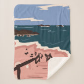 Ocean Blues Sherpadecke (Vorderseite)