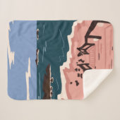 Ocean Blues Sherpadecke (Vorderseite (Horizontal))