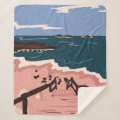 Ocean Blues Sherpadecke (Vorderseite)