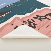 Ocean Blues Sherpadecke (3/4)