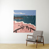 Ocean Blues Wandteppich (Beispiel)