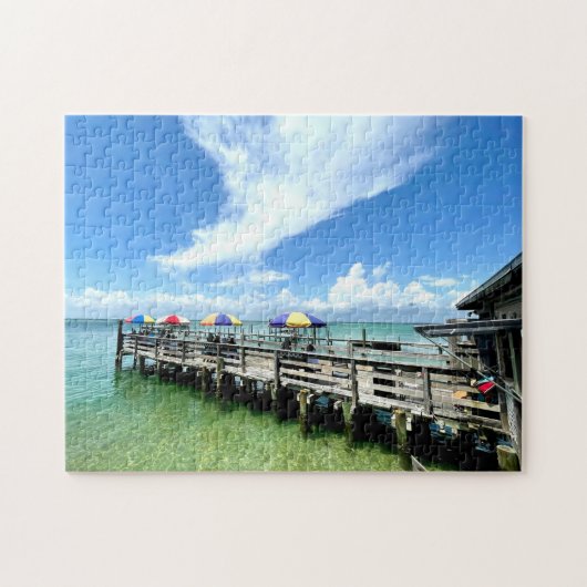 Ocean Boardwalk Destin Florida Fotografie Puzzle (Horizontal)