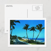 Ocean Boulevard, Palm Beach, Florida Vintag Postkarte (Vorne/Hinten)