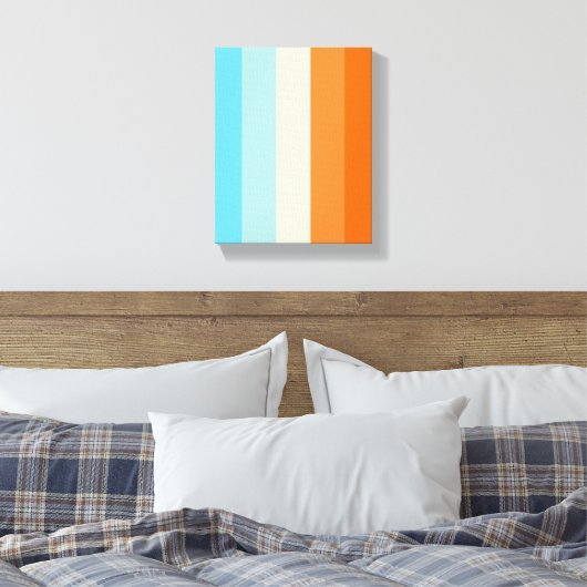 Ocean Breathe Leinwand (Insitu (Schlafzimmer))