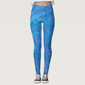 Ocean Breeze 2 Beruhigende blaue Abstrakte Legging Leggings