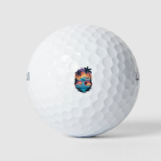 Ocean Breeze Golf Balls Golfball (Vorderseite)