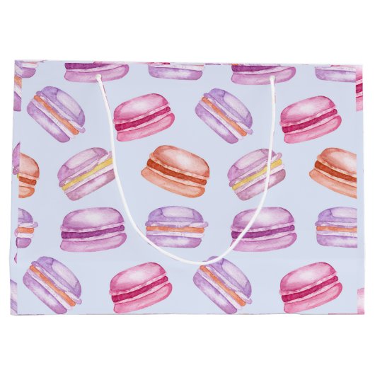 Ocean Breeze Macarons Große Geschenktüte (Rückseite)