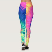 Ocean Breeze mischen Farben Legging's Leggings (Rückseite)