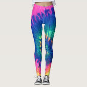 Ocean Breeze mischen Farben Legging's Leggings (Vorderseite)