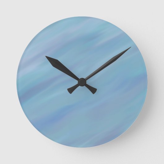 Ocean Breeze Runde Wanduhr (Vorderseite)