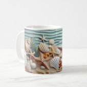 Ocean Breeze Seashell Tasse (Vorderseite Links)