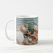 Ocean Breeze Seashell Tasse (Links)