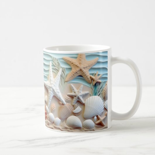 Ocean Breeze Seashell Tasse (Rechts)