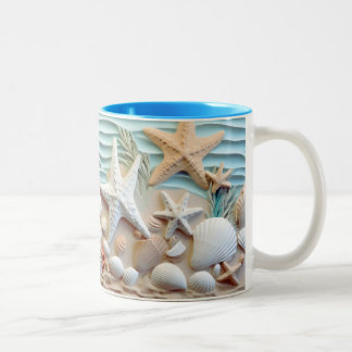 Ocean Breeze Seashell Tasse