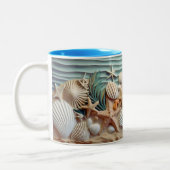 Ocean Breeze Seashell Tasse (Links)