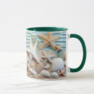 Ocean Breeze Seashell Tasse