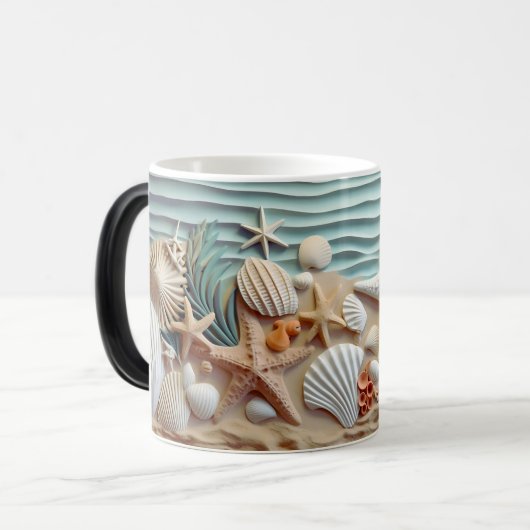 Ocean Breeze Seashell Tasse (Vorderseite Links)