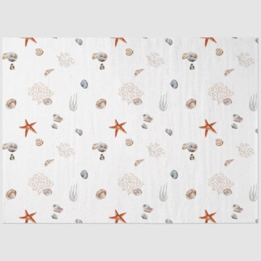 Ocean Breeze Series Design 1 Seidenpapier (Vorderseite)