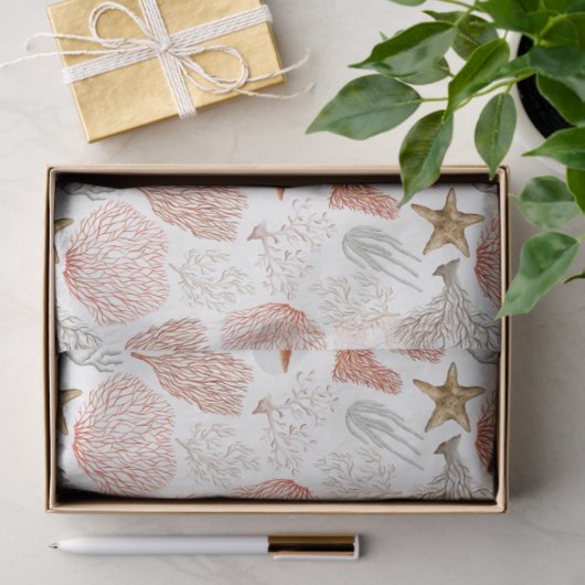 Ocean Breeze Series Design 3 Seidenpapier (Geschenk)