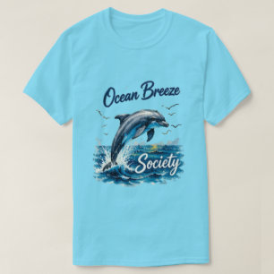 Ocean Breeze Society Küsten-Sommer T-Shirt