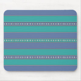 Ocean Breeze Stripes Mousepad