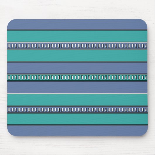 Ocean Breeze Stripes Mousepad (Vorne)