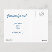 Ocean Breeze Theme Postkarte (Rückseite)