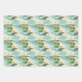 Ocean Breeze Wrapping Paper Geschenkpapier Set (Vorderseite 3)