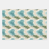 Ocean Breeze Wrapping Paper Geschenkpapier Set (Vorderseite 2)