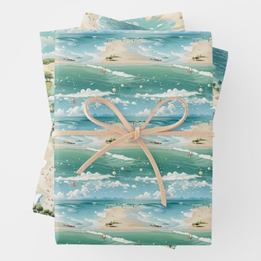 Ocean Breeze Wrapping Paper Geschenkpapier Set (Beispiel)