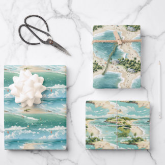 Ocean Breeze Wrapping Paper Geschenkpapier Set