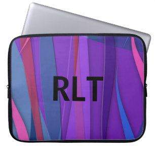Ocean Breezes Mit Monogramm Laptopschutzhülle