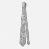 Ocean Bubbles & Current Silver/Gray Neck Tie Krawatte (Vorderseite)