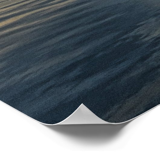 Ocean California Poster (Ecke)